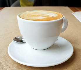 Image showing cup of cappuccino