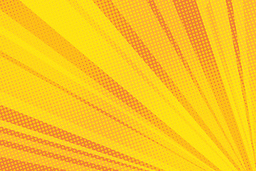 Image showing Pop art yellow background light