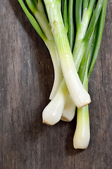 Image showing Spring fresh green onion