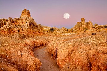 Image showing Australian outback landscape