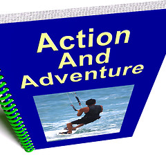 Image showing Action And Adventure Book Shows Extreme Exciting Sports