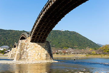 Image showing Japanese Traditional Kintai Bridge