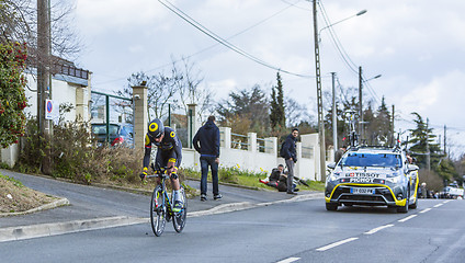 Image showing The Cyclist Alexandre Pichot - Paris-Nice 2016