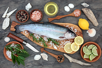 Image showing Rainbow Trout Health Food