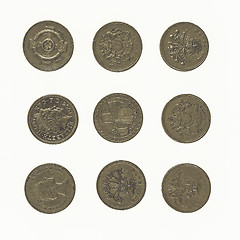 Image showing Vintage Pound coin