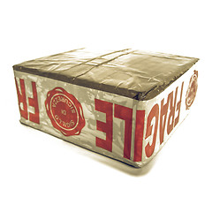 Image showing Vintage looking Parcel picture