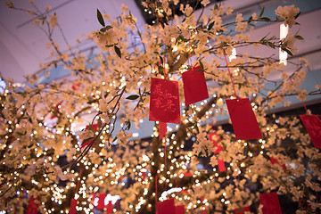 Image showing traditional Japanese wishing tree