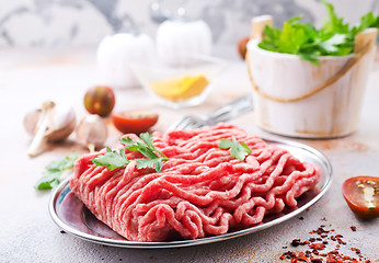 Image showing minced meat 