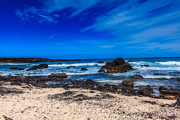 Image showing Lanzarote has many and beautiful beaches.