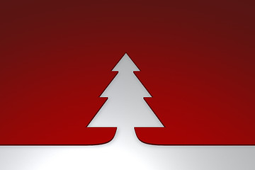 Image showing christmas tree - 3d rendering