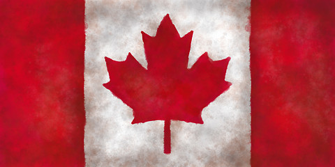 Image showing flag of canada