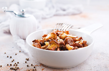 Image showing fried mushroom