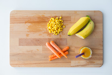 Image showing puree or baby food with fruits and vegetables