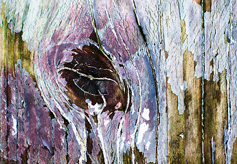 Image showing Cracked Wooden Background