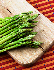 Image showing Fresh Asparagus Sprouts