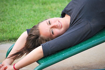 Image showing Female beauty expressions.