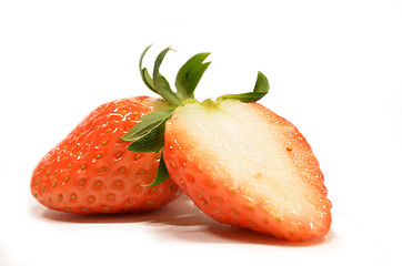 Image showing Strawberry fruits isolated