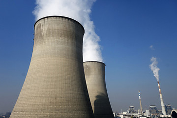 Image showing Cooling towers of  nuclear power plant