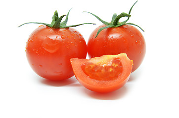 Image showing Red cherry tomato