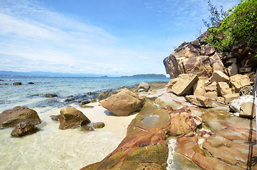 Image showing Beautiful sea view at Sabah island