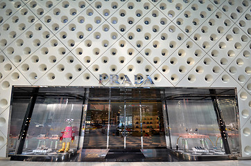 Image showing Prada store in Shanghai, China