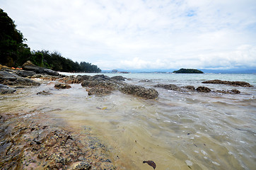 Image showing Beautiful sea view at Sabah island