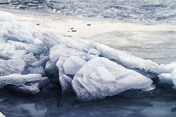 Image showing Frozen lake