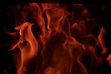 Image showing Fire flames