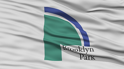 Image showing Closeup of Brooklyn Park City Flag