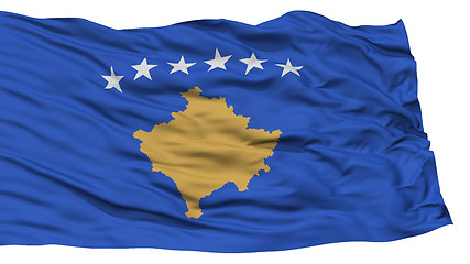 Image showing Isolated Kosovo Flag