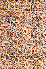 Image showing Closeup of persian carpet