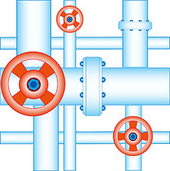 Image showing Pipes for gas