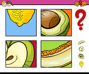 Image showing educational activity with fruits