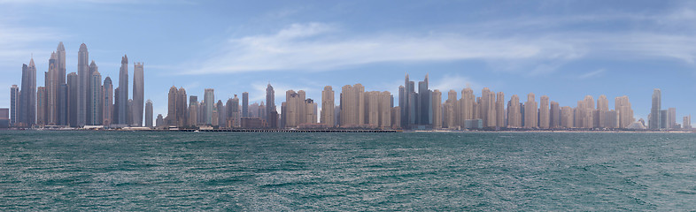 Image showing Panorama Dubai city UAE