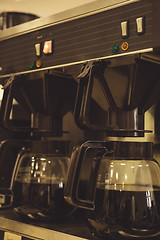 Image showing Coffee makers with filters