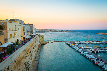 Image showing OTRANTO, ITALY - AUGUST 23, 2017 - panoramic view from the old t