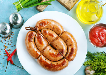 Image showing sausages