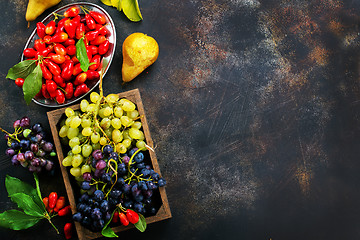 Image showing autumn fruits