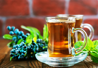 Image showing blueberry tea