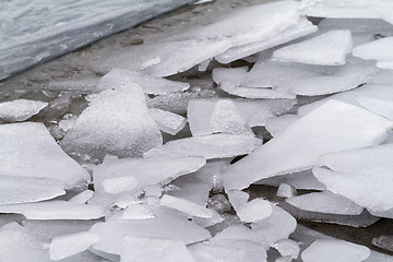 Image showing Frozen lake