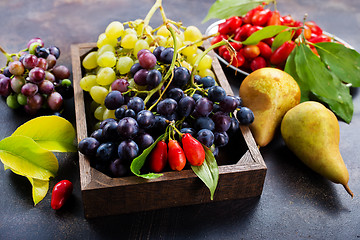 Image showing autumn fruits