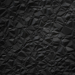 Image showing black polygon background