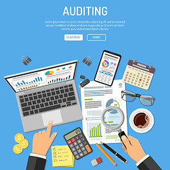 Image showing Auditing, Tax process, Accounting Concept