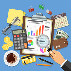 Image showing Auditing, Tax process, Accounting Concept