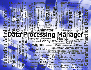 Image showing Data Processing Manager Means Head Recruitment And Facts