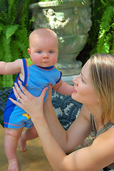 Image showing Mother and Baby Portrait