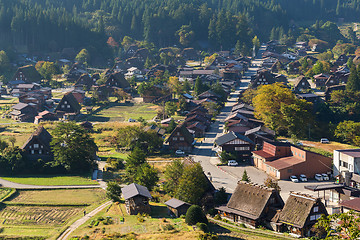 Image showing Shirakawago village in Japan