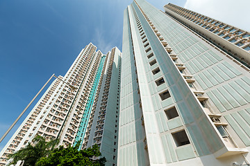 Image showing Residential building from low angle 