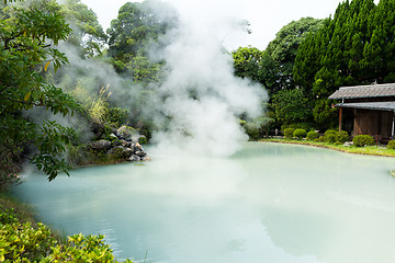 Image showing Hot Spring water boiling, Beppu, Oita, Japan