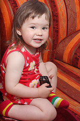 Image showing Two-year-old girl